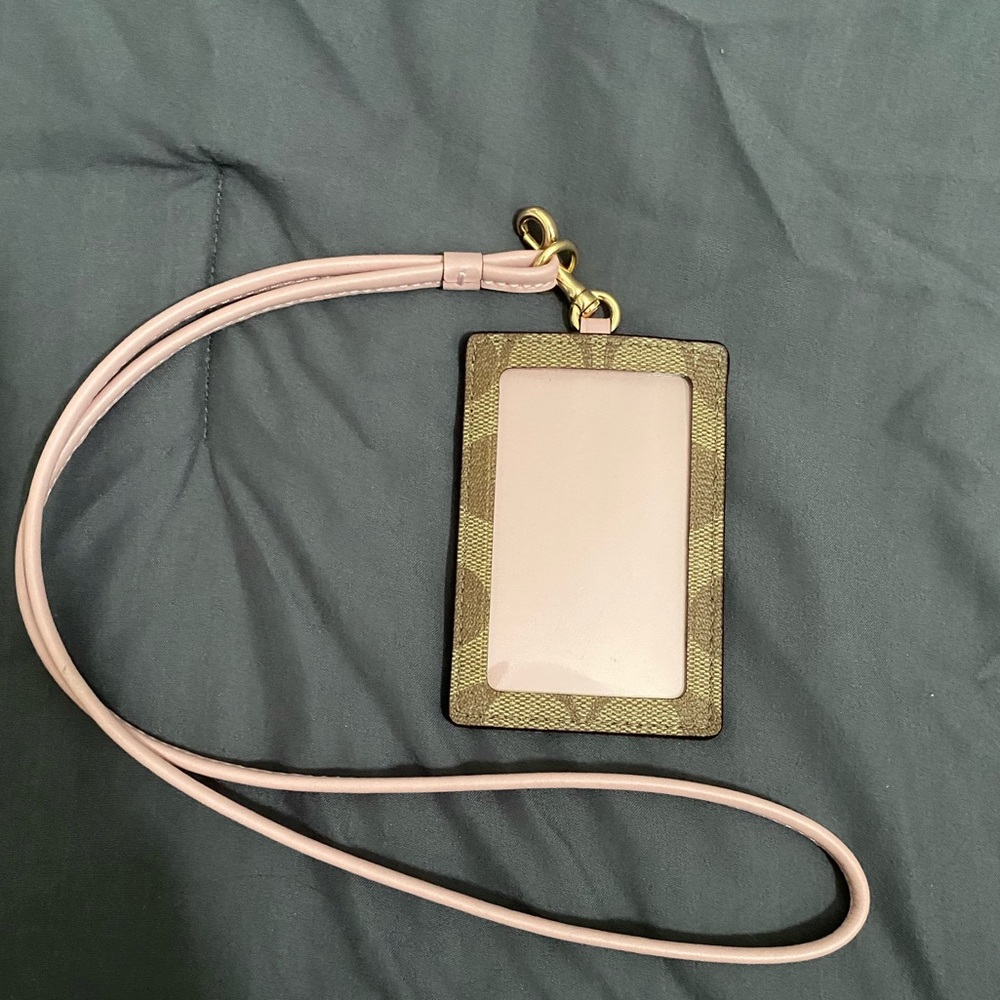 Coach lanyard/ID holder